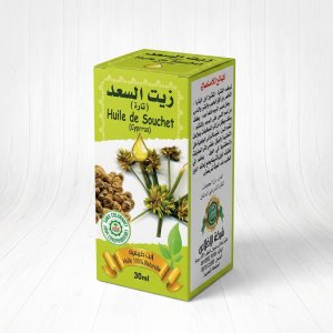 زيت السعد (Huile de Souchet – Cyperus)