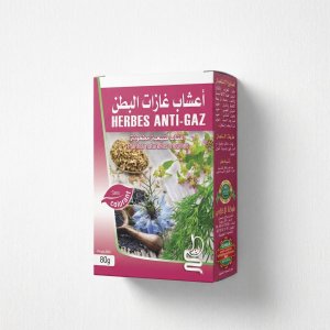 أعشاب غازات البطن  (Herbes Anti-Gaz) – 80 غ