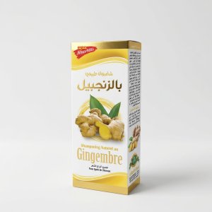🌿 Shampooing Naturel au Gingembre – شامبو الزنجبيل الطبيعي