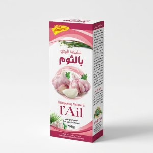 🌿 Shampooing Naturel à l’Ail – شامبو الثوم الطبيعي