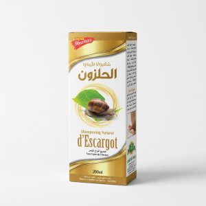 🌿 Shampooing Naturel d’Escargot – شامبو الحلزون الطبيعي