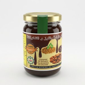 Composé de Fenugrec, Amandes et Chocolat – مركّب الحلبة باللوز والشوكولاتة